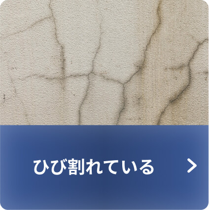 ひび割れている
